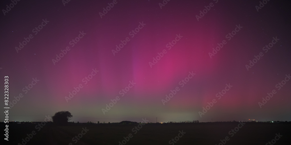 Northern lights over Munich due to an extreme geomagnetic storm on the night of May 10th to 11th, 2024 Northern lights over Munich due to an extreme geomagnetic storm on the night of May 10th to 11th, 2024