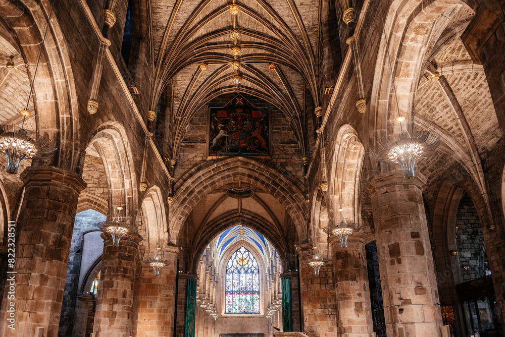 Historic Interior of St Giles' Cathedral Historic Interior of St Giles' Cathedral