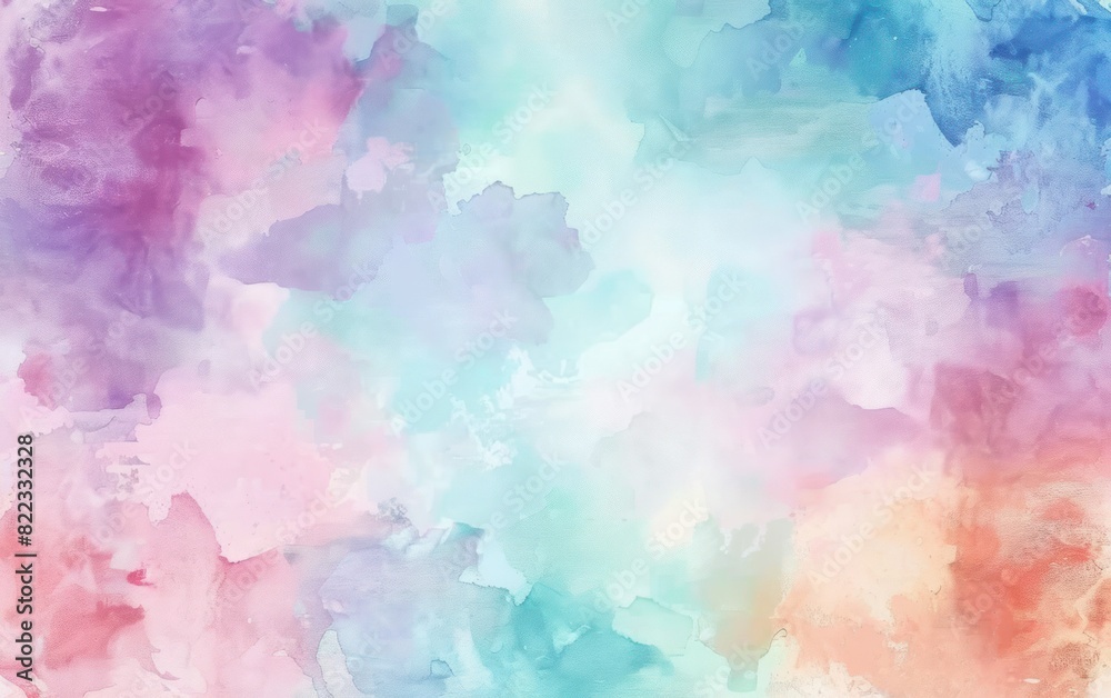 Abstract Watercolor Pastel Background