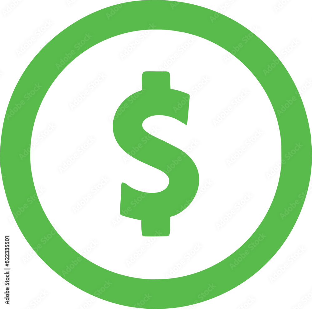 neon circle dollar sign green color, icon neon circle dollar sign green color, icon