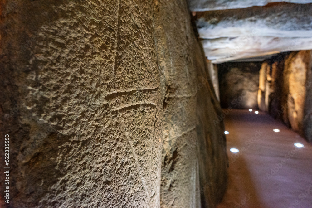 Obraz premium Soto dolmen, between 3000 and 2500 BC, Trigueros, Huelva, Andalusia, Spain