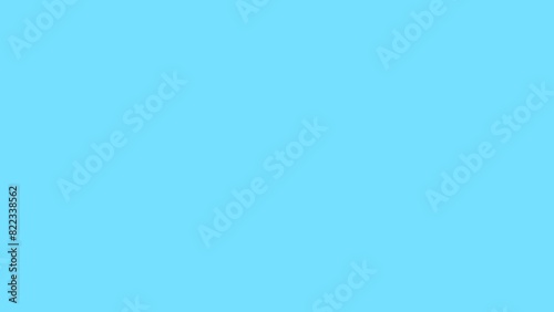 Animated welcome message in stop motion animation