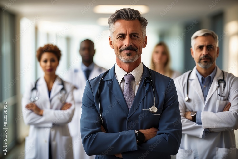 team of doctors at the hospital