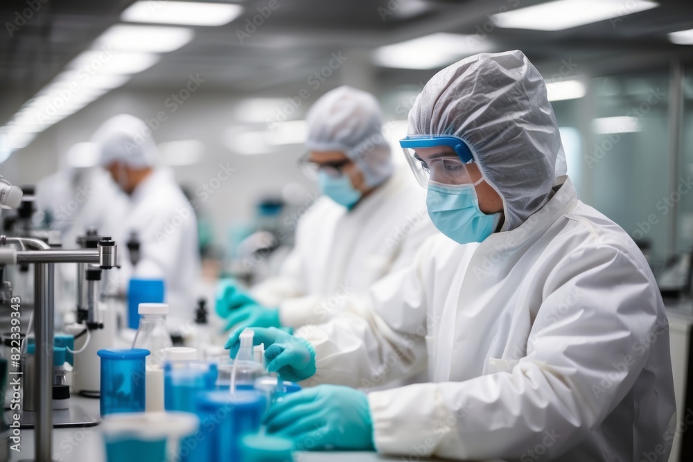 doctor scientist in pharmaceutical factory, research and develop drugs in biopharmaceutical laboratory doctor scientist in pharmaceutical factory, research and develop drugs in biopharmaceutical laboratory