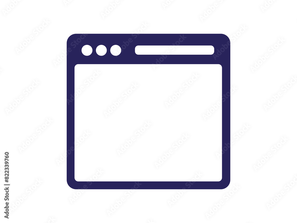 browser icon design illustration.