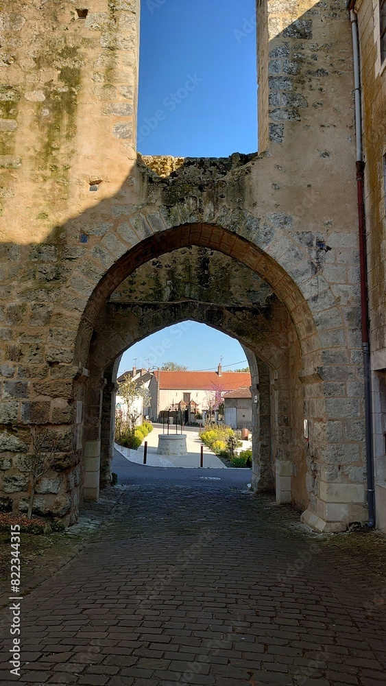 Naklejka premium MENNETOU-SUR-CHER (Loir-et-Cher)