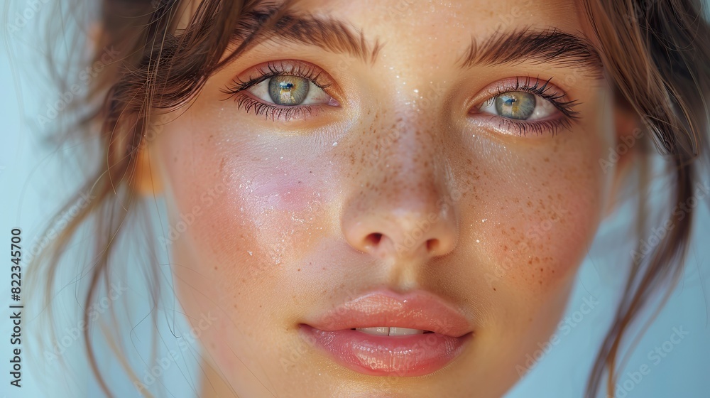 young woman with clean and fresh skin from a spa close up portrait of a model with good skin cosmetology beauty and spa services.photo illustration young woman with clean and fresh skin from a spa close up portrait of a model with good skin cosmetology beauty and spa services.photo illustration