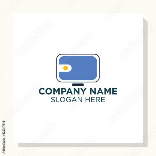 smart wallet logo design concept, payment logo design inspiration, technology and business logo © Artfandi