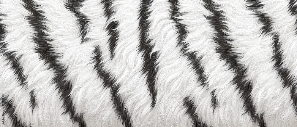 Hand drawn Seamless pattern of Zebra print, Detail skin of Zebra, Realistic Zebra pattern.Generative AI Hand drawn Seamless pattern of Zebra print, Detail skin of Zebra, Realistic Zebra pattern.Generative AI