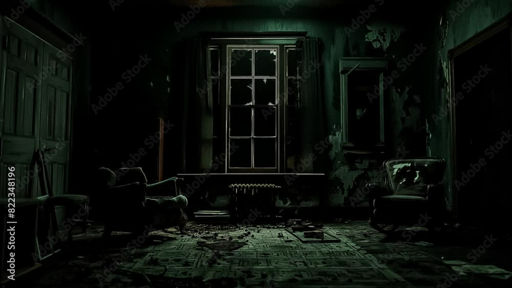 a haunted room