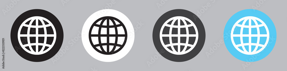 Web site icon line set. Editable line www icon Web site icon line set. Editable line www icon