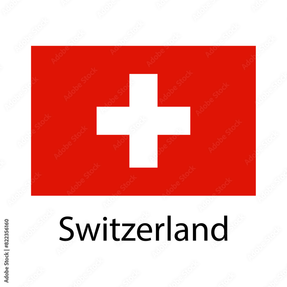 Fototapeta premium Flag of Switzerland 2:3