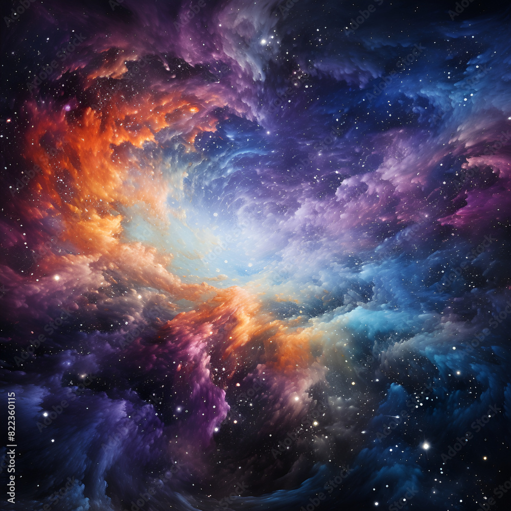 vastness of space, displaying a mesmerizing array of colors. vastness of space, displaying a mesmerizing array of colors.