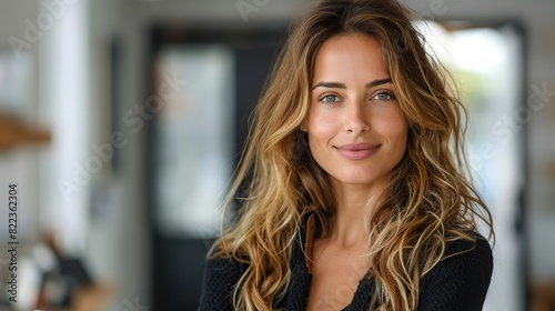 Free Download portrait of a smiling businesswoman isolated on white background.stock photo - GFXLoad