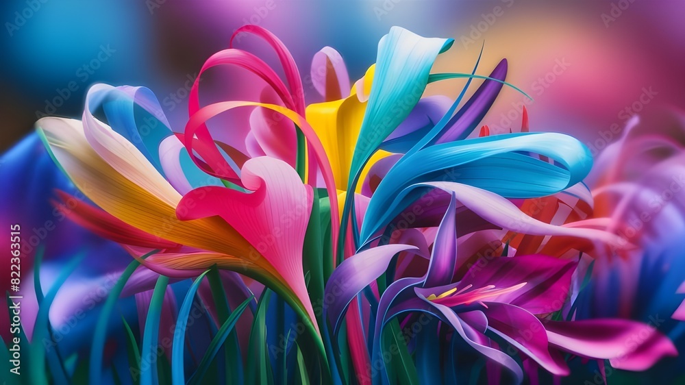 abstract art wallpaper with very colorful design abstract art wallpaper with very colorful design