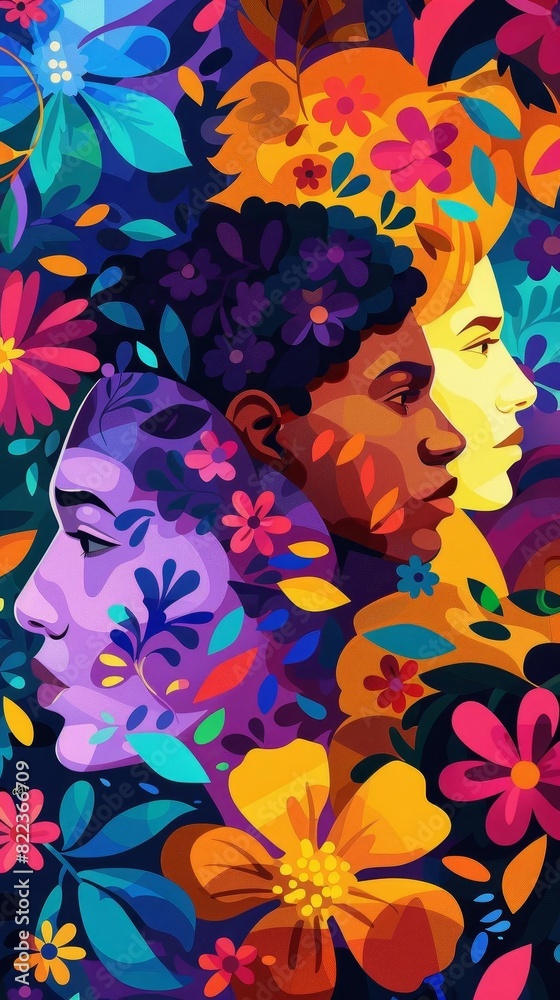 Artwork of a workplace training workshop on unconscious bias and fostering an inclusive culture Artwork of a workplace training workshop on unconscious bias and fostering an inclusive culture