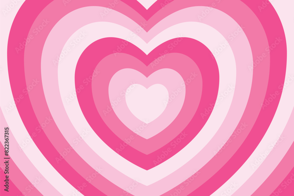 Pink heart background. Valentine's day romance love celebration concept. Vector stock Pink heart background. Valentine's day romance love celebration concept. Vector stock