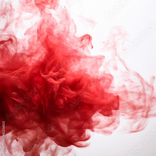 colorful shapes to bursts of smoke abstract background