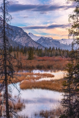 Banff Mountain Lake In The Morning © Lisa