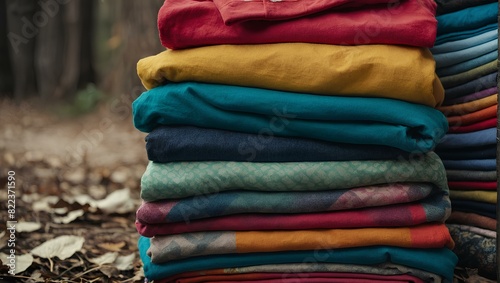 pile of colorful clothes