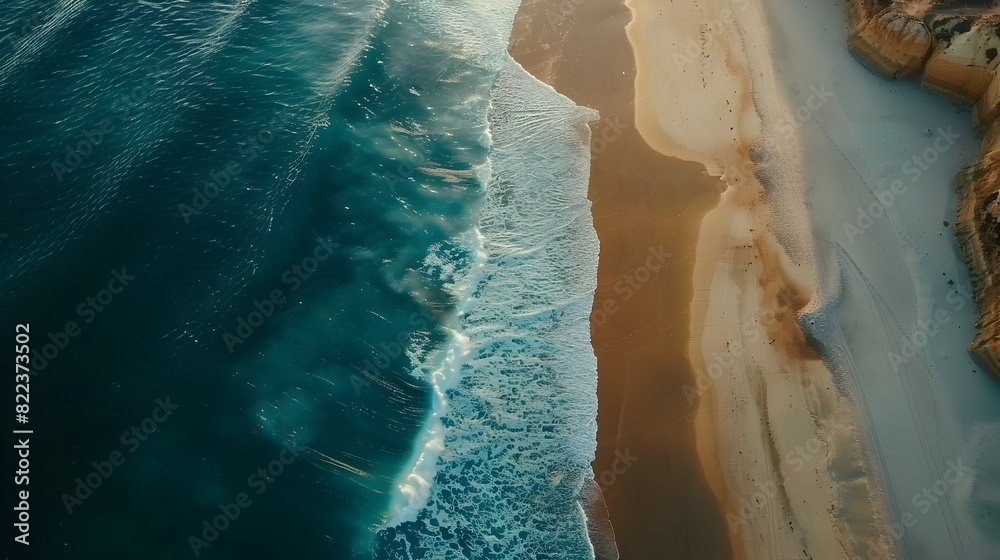 Majestic Turquoise Waves Crashing on Remote Tropical Beach Coastline with Dramatic Rock Formations and Serene Horizon Majestic Turquoise Waves Crashing on Remote Tropical Beach Coastline with Dramatic Rock Formations and Serene Horizon