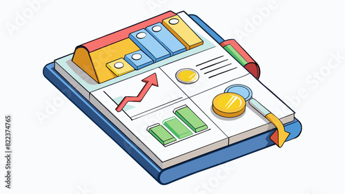 A budget is like a guidebook for your financial goals. It helps you break down your ultimate objectives into smaller more manageable steps allowing. Cartoon Vector
