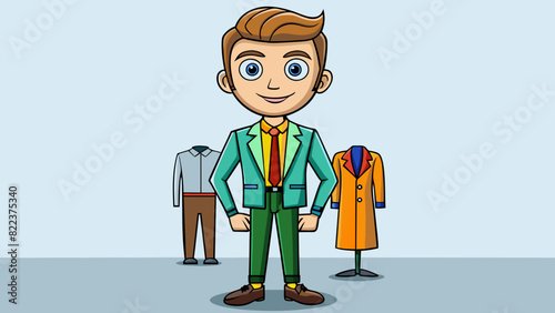 A fashionforward relative This relative is always dressed to impress. They have a keen eye for fashion and are always on top of the latest trends.. Cartoon Vector