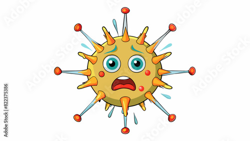A dull throbbing ache that radiates from a specific point and gradually spreads throughout the affected area.. Cartoon Vector