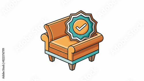 As a symbol of our commitment to quality our furniture is backed by a guarantee for longlasting construction and functionality.. Cartoon Vector