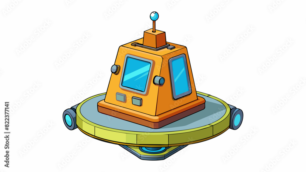 A small portable device that can instantly teleport its user to any location they desire using advanced technology to scan and reconstruct their. Cartoon Vector A small portable device that can instantly teleport its user to any location they desire using advanced technology to scan and reconstruct their. Cartoon Vector