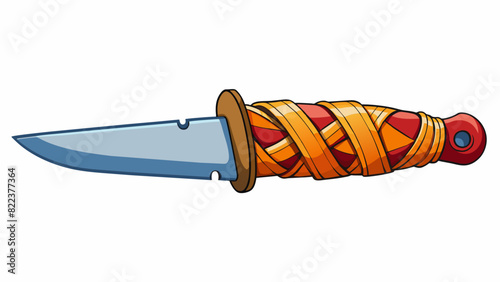 A stabbing pain that feels like a knife is being twisted deep inside the body.. Cartoon Vector