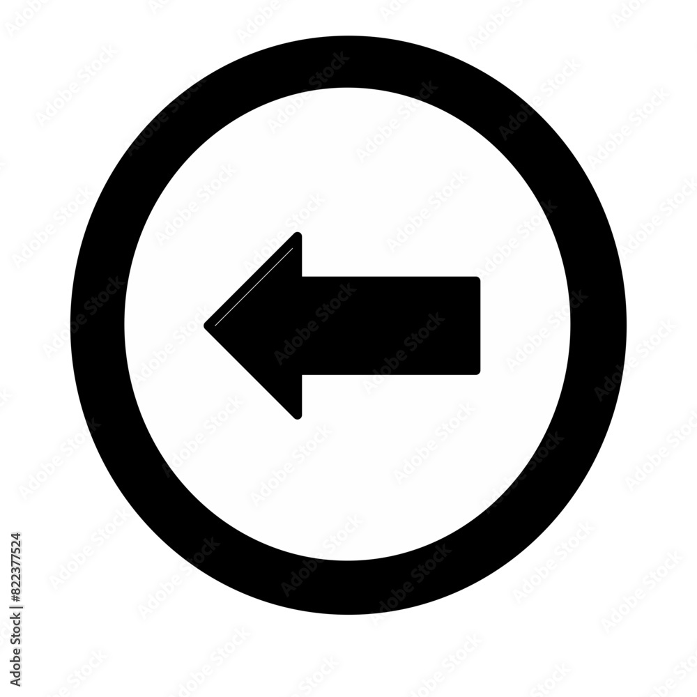 turn left arrow icon vector design turn left arrow icon vector design
