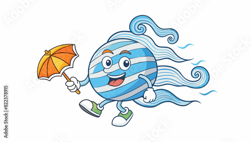 The cool breeze brushed against our faces providing relief from the hot summer sun. It carried with it the refreshing scent of saler and the sound of. Cartoon Vector photo