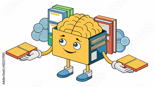 The mind can also be likened to a computer with endless files and programs that store our memories beliefs and learned behaviors. We can access and. Cartoon Vector