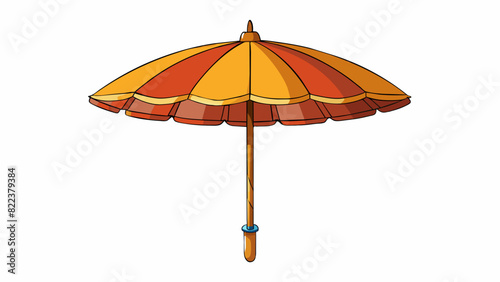 The umbrellas function is to protect from rain or sunlight. It is a collapsible object that usually has a round canopy made of fabric or plastic. The. Cartoon Vector