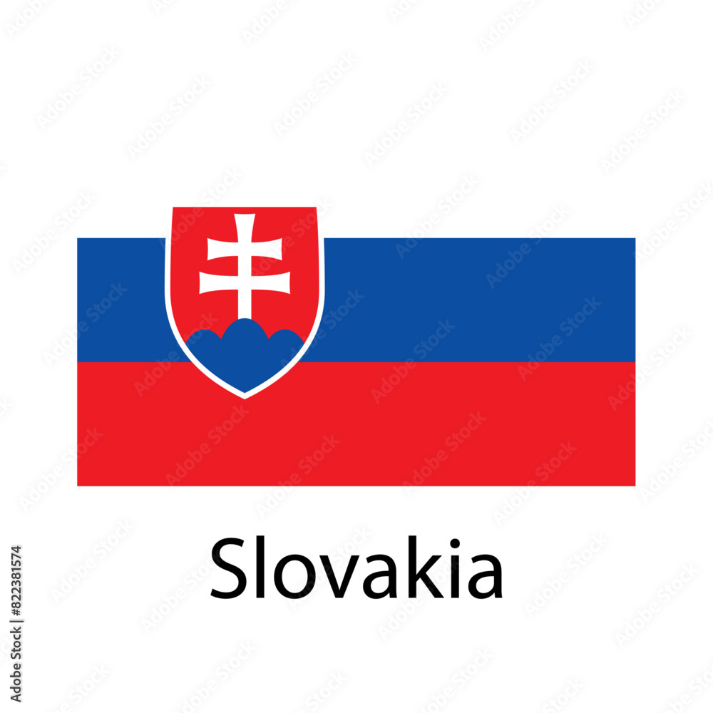 Flag of Slovakia 2:3