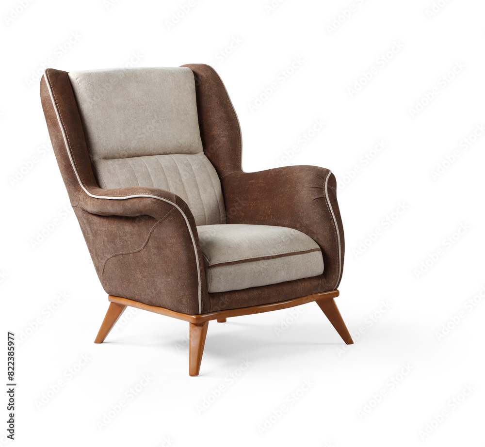 armchair isolated on white background . armchair isolated on white background .