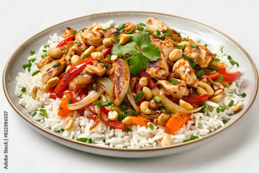 Scrumptious Asian Barbecued Chicken and Veggies Stir Fry