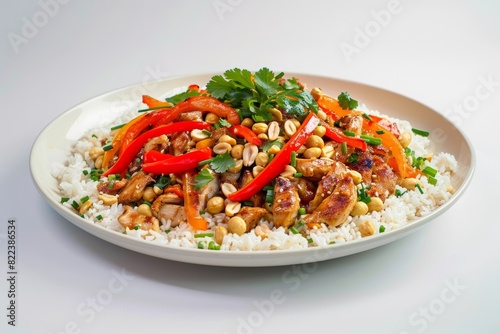 Flavorful Asian Barbecued Chicken Stir Fry Delight