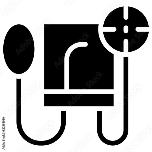 sphygmomanometer solid icon