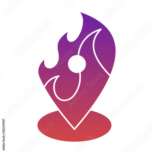 Fire Point Gradient Flat