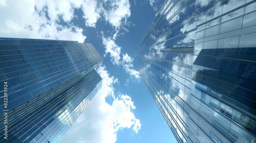 Office Buildings and a Time-Lapse Clouds, 3d Animation 4k, Ultra HD 3840x2160 Office Buildings and a Time-Lapse Clouds, 3d Animation 4k, Ultra HD 3840x2160