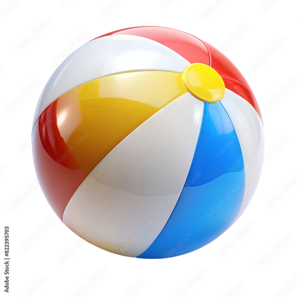 Beach ball Isolated on white background Beach ball Isolated on white background