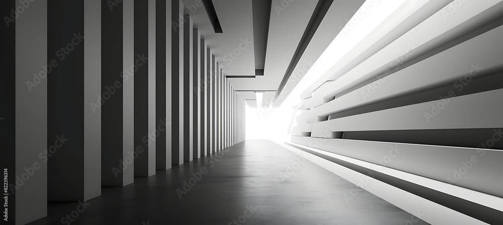 Fototapeta premium Minimalist Black and White Wallpaper: Elegant Simplicity and Timeless Design for a Modern, Sophisticated Look.