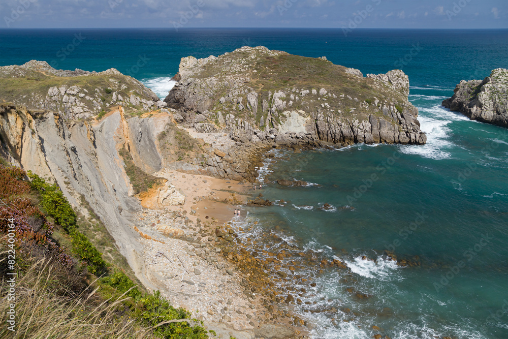 Somocuevas Eastern Beach in Cantabria