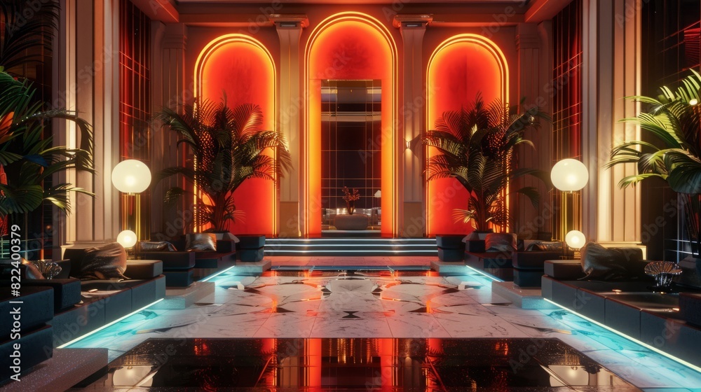 A large room filled with numerous plants under bright lights, creating a vibrant and green atmosphere. A large room filled with numerous plants under bright lights, creating a vibrant and green atmosphere.