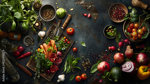 Gourmet Food Artistry: A Culinary Symphony © MC-CHUAN
