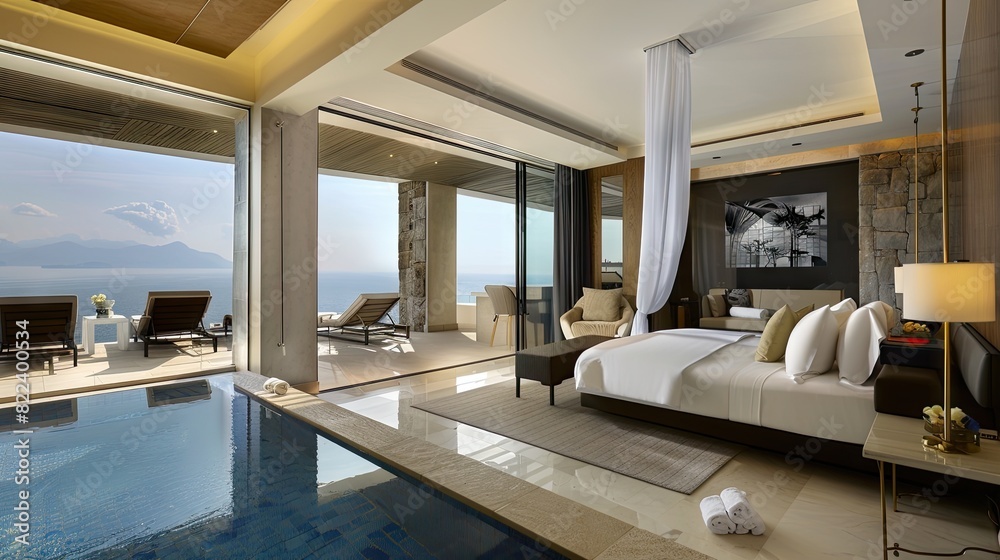 Tranquil Oasis: Bedroom Pool Overlooking Ocean Tranquil Oasis: Bedroom Pool Overlooking Ocean