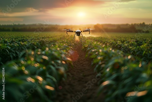 Smart Agriculture Technology with Drones and IoT Sensors