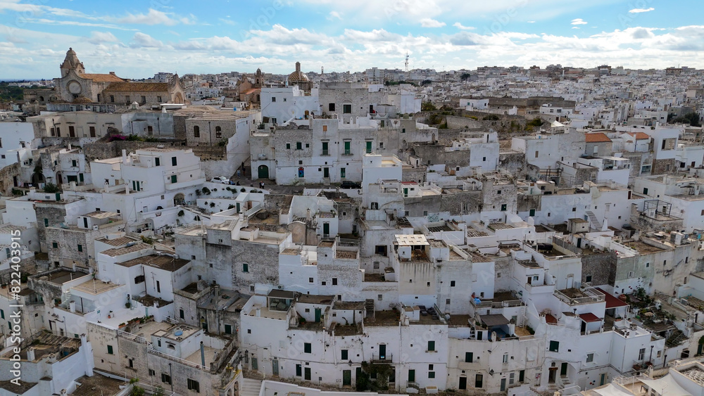 Fototapeta premium Ostuni, in Puglia, Italy.